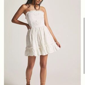 - Anthropologie strapless dress